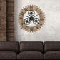 Home interior in rustic style