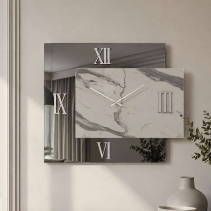 Orologio da parete Mirka in specchio e laminato1