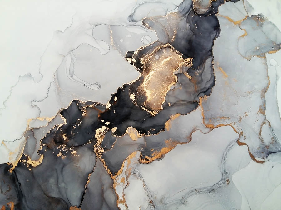 Luxury,Abstract,Fluid,Art,Painting,Background,Alcohol,Ink,Technique,Black