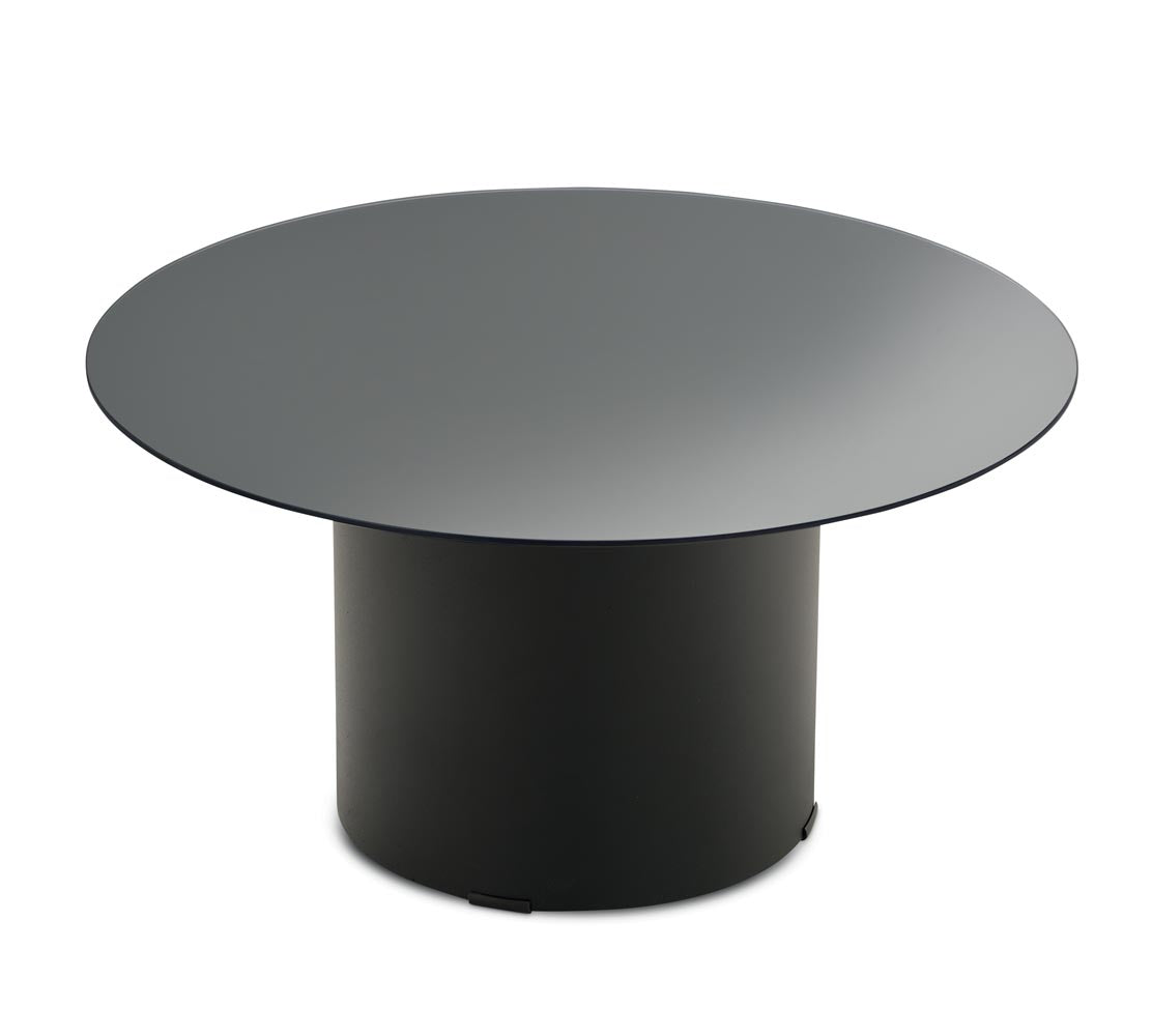 DIXON _ nero specchio fumè Ø 60 cm