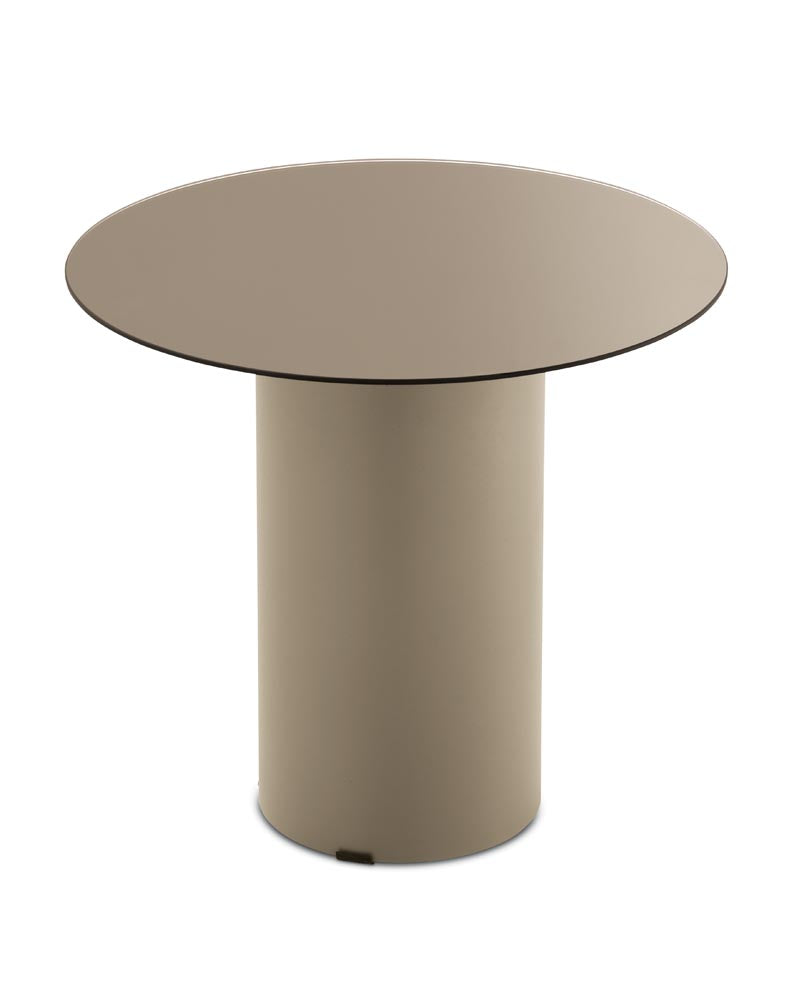DIXON _ perla beige specchio bronzo Ø 45 cm