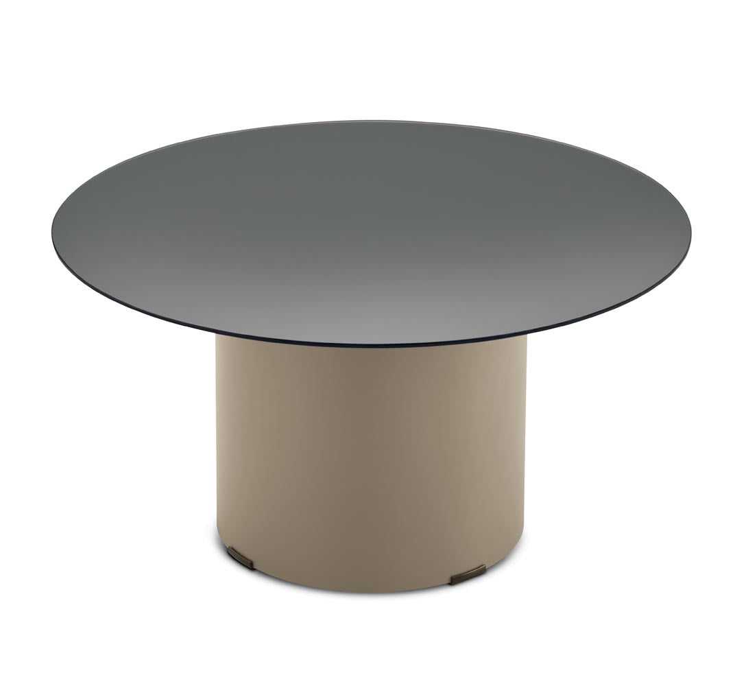 DIXON _ perla beige specchio fumè Ø 60 cm