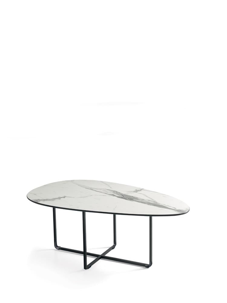 GINNI _ nero marmo bianco H 35