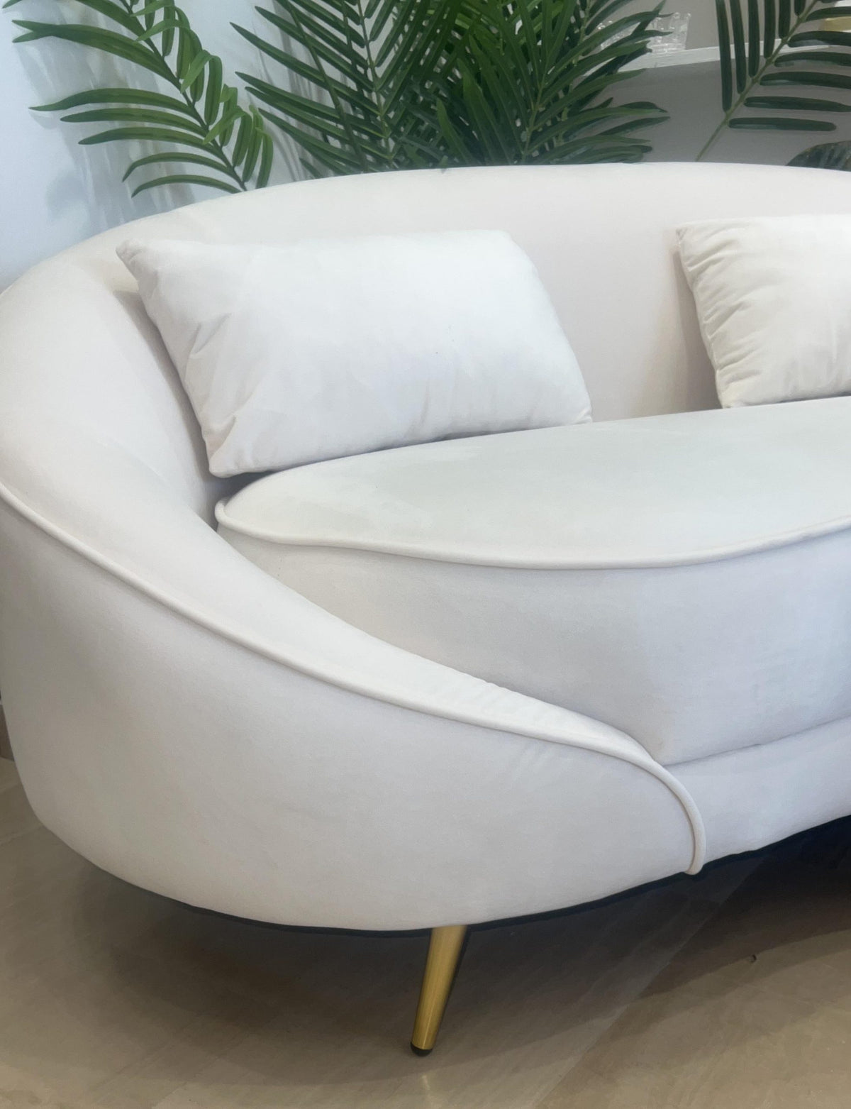 IVANO 2 POSTI OSLO C:CUSCINI CREMA CM 185X84X68 3