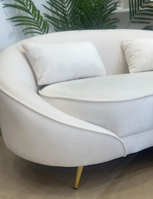 IVANO 2 POSTI OSLO C:CUSCINI CREMA CM 185X84X68 3