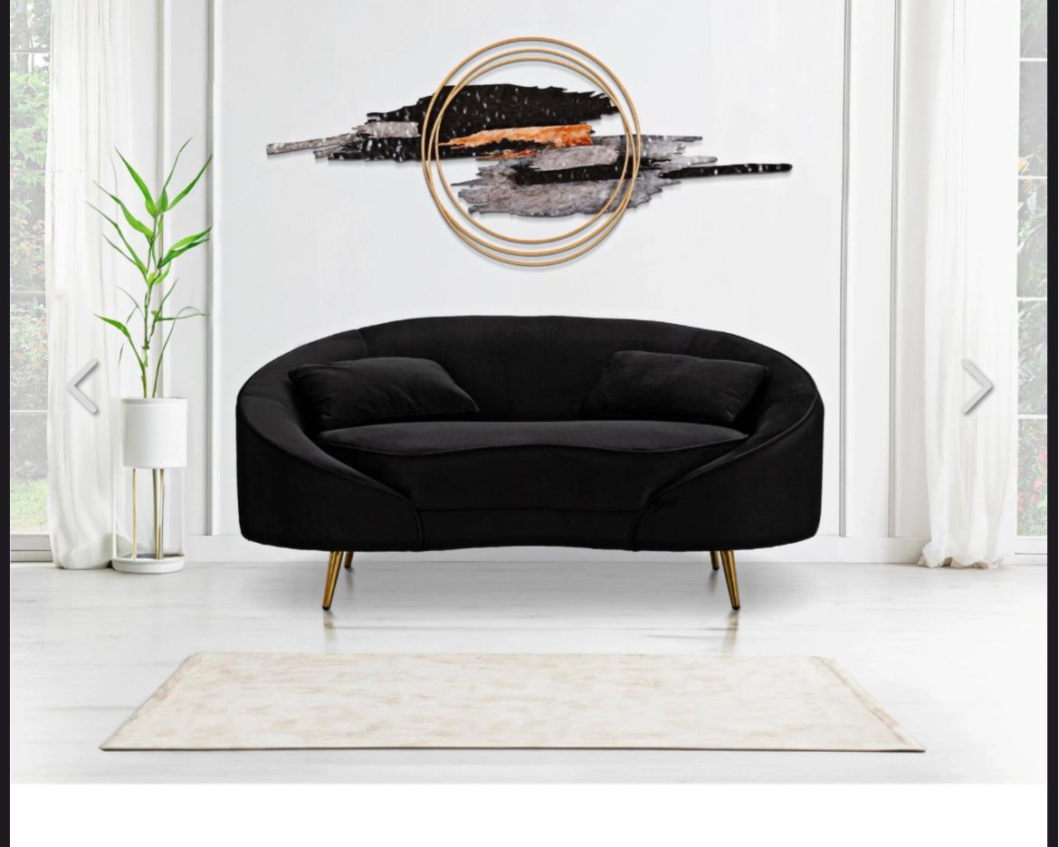 IVANO 3 POSTI OSLO C:CUSCINI NERO CM 185X84X68