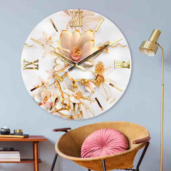 Orologio Fiore Rosa