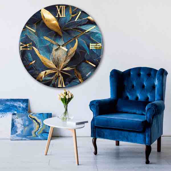 Orologio Fiori Blue