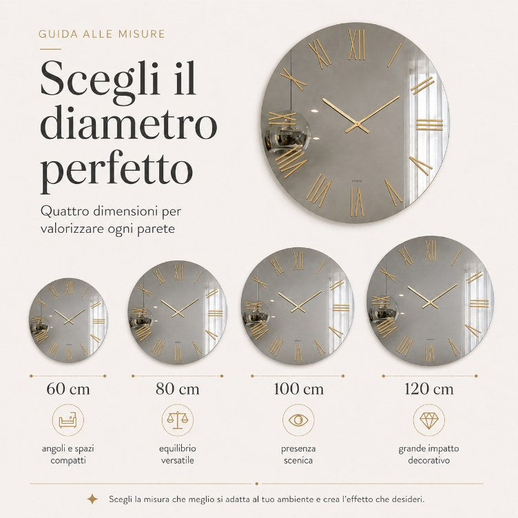 Orologio da Parete Mirian in Specchio fcs-desing-com5