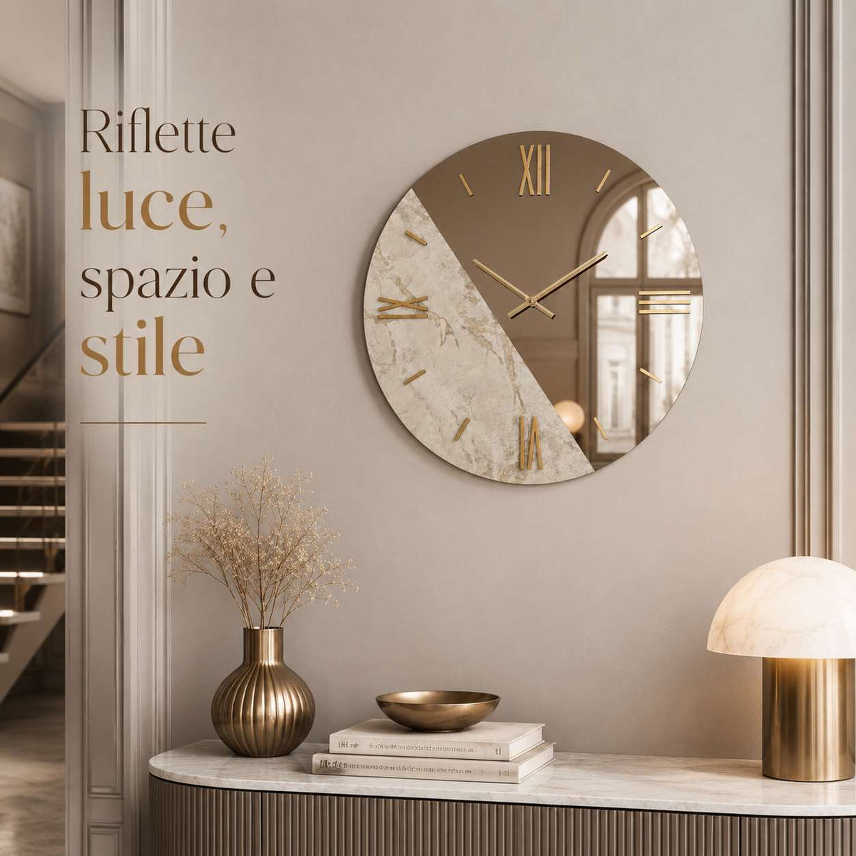 Orologio da parete Arcadia 2 colore Bronzo4