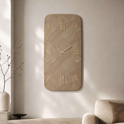 Orologio modello CRISMA MAX sagomato da parete in CRISMA (65 x 130cm : 80 X 160cm)1