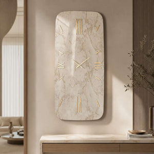 Orologio sagomato da parete modello crilux max in carta da parati crilux (65 x 130cm : 80 x 160cm)1