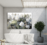 Quadro in vetro temperato Nenufares 2 100cm x150cm fcs design