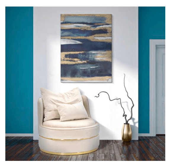 Dipinto su tela Dark Blue3