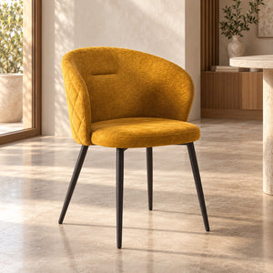 Sedia rumble - In tessuto stile poltroncina da tavolo