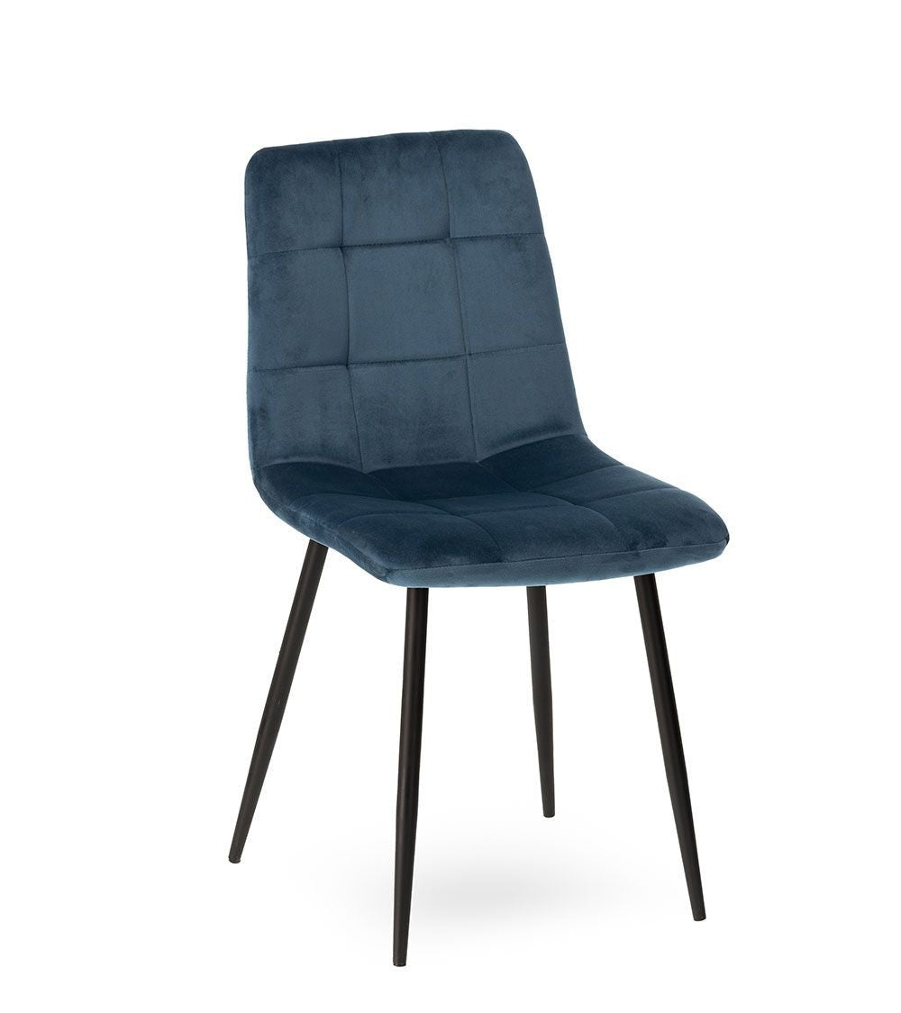 chaise-manta-velours-bleu-nuit