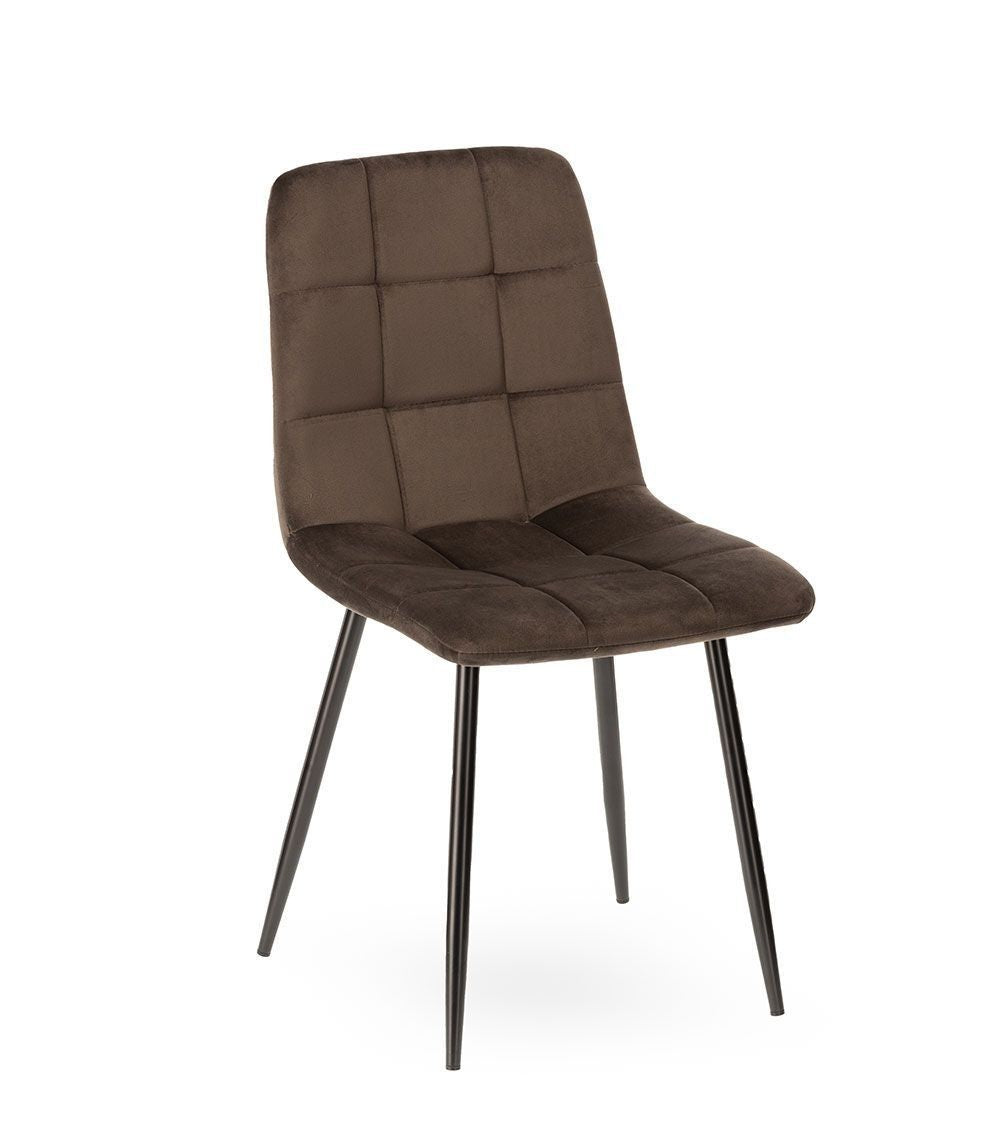 chaise-manta-velours-bronze