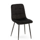 chaise-manta-velours-noire