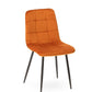 chaise-manta-velours-orange-brule
