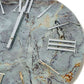 orologio in vetro effetto marmo grigio lancette silver (1)