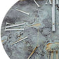 orologio in vetro effetto marmo grigio lancette silver (2)