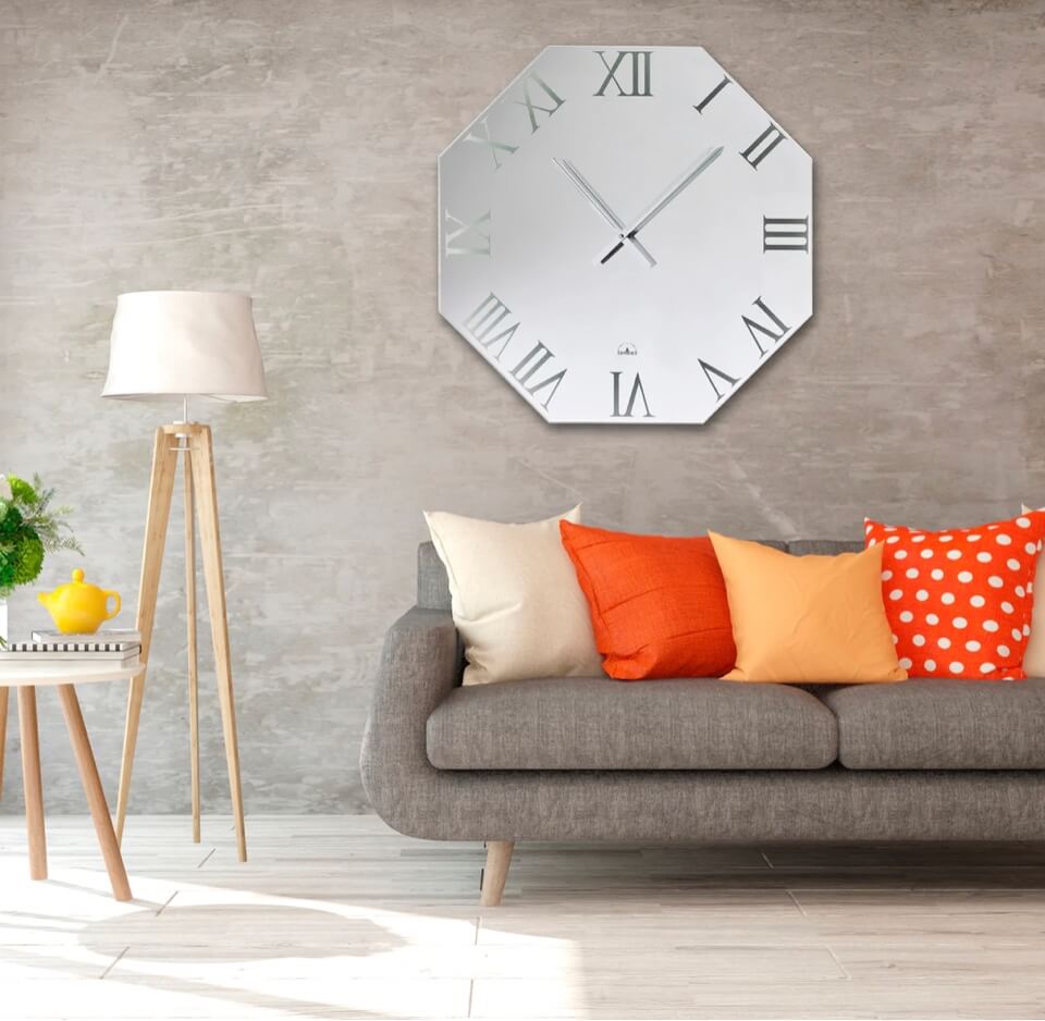 orologio ottagonale arredo