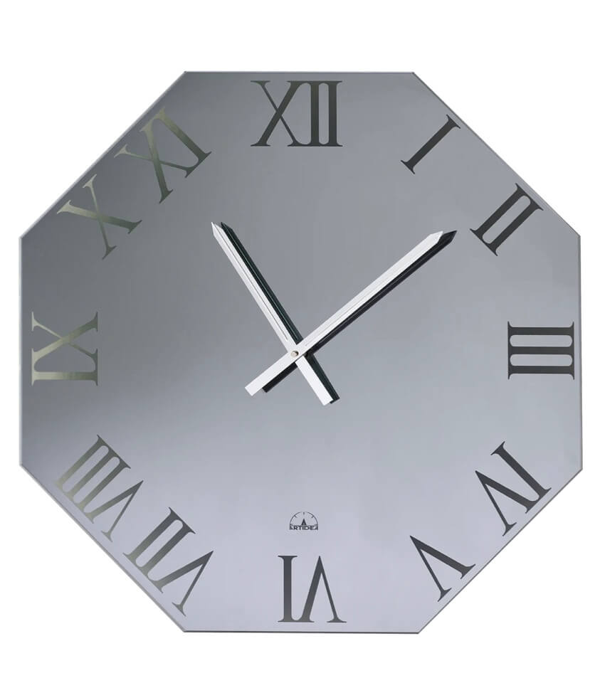 orologio ottagonale fumé