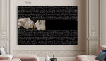 quadro poesia in vetro temperato fcs design
