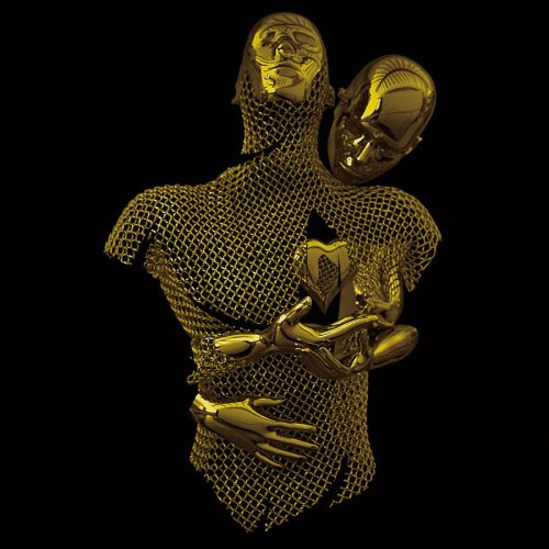 Quadro cuore d'oro abbraccio