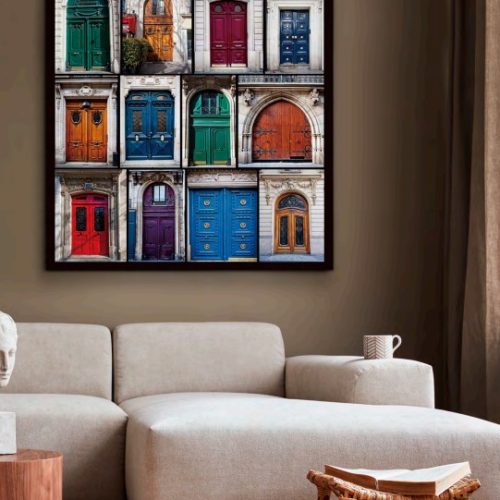 Pixxprint Quadro In Vetro Con Unicorno - 80x60 Cm, Stampa UV Su Vero Vetro, Made In Germany, Con Distanziatori