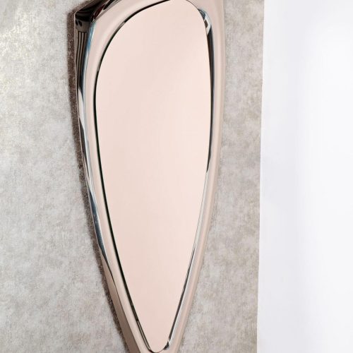 Specchio triangolare rame