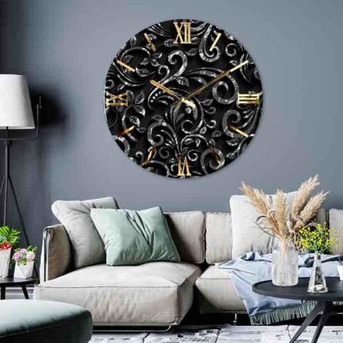 Orologio Nero inserti Cashmere