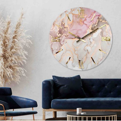Orologio Marmo rosa
