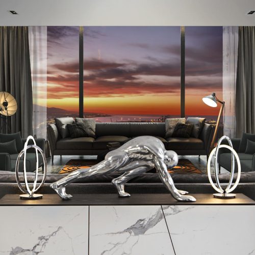 Statua Asana in Poliresina