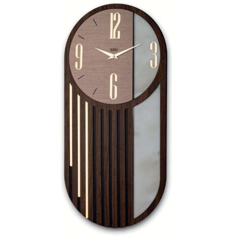 Orologio da parete SOFT colore Marrone