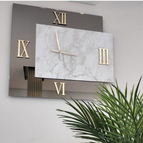 Orologio Mirka in specchio e laminato