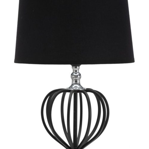 LAMPADA DA TAVOLO DARKY SILVER CM Ø28X44,5 MIN 2