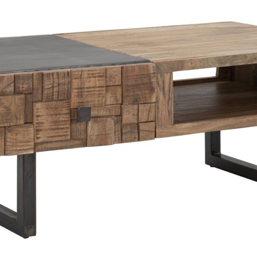 TAVOLO DA CAFFE' RET. MUMBAI CM 110X60X43 (LEGNO DI ACACIA NILOTICA)