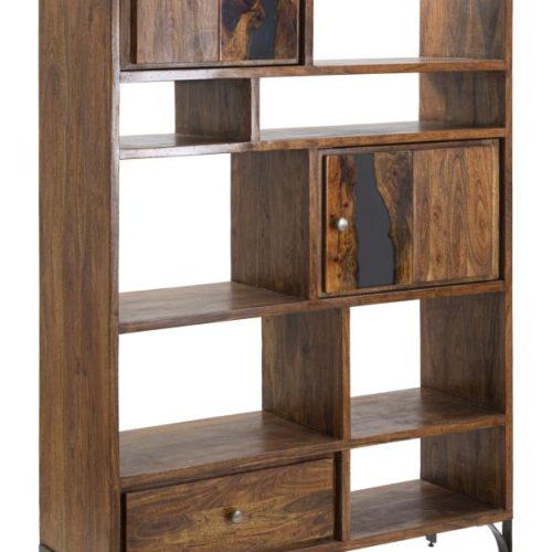 LIBRERIA MUSTANG CM 118X40X178 (LEGNO DI ACACIA NILOTICA)