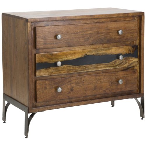 COMO' MUSTANG CM 88X45X75 (LEGNO DI ACACIA NILOTICA)