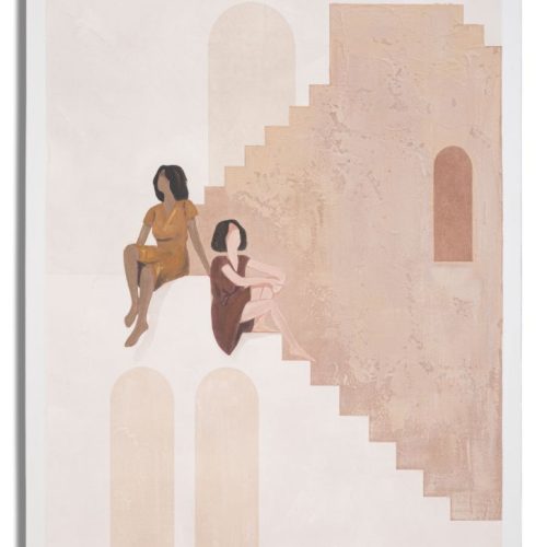 DIPINTO SU TELA LADY -B- CM 80X3,7X100