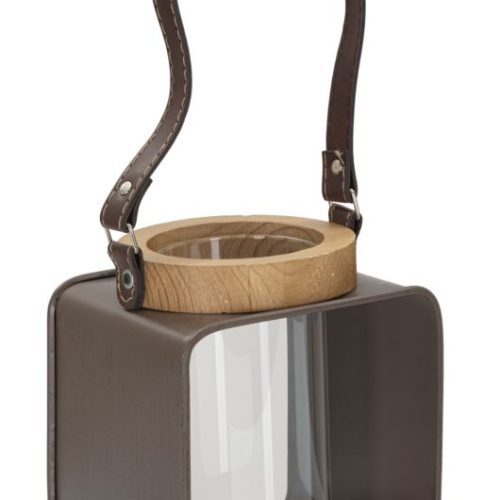 LANTERNA GLASS CM 16X13X18,5 MIN 2