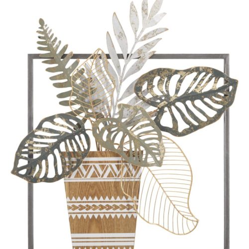 PANNELLO IN FERRO VASO CM 54X6,4X62,9