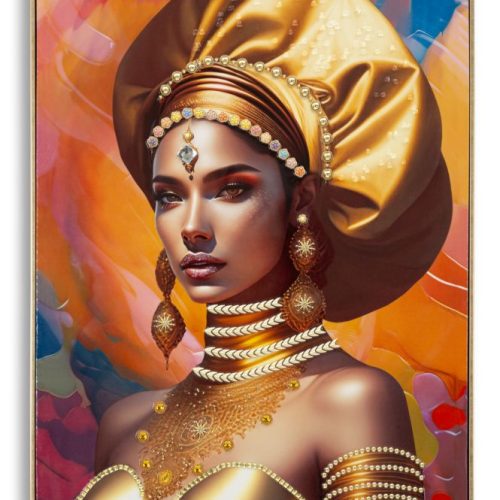 DIPINTO SU TELA C/CORNICE SAMIRA -B- CM 72X4,5X102