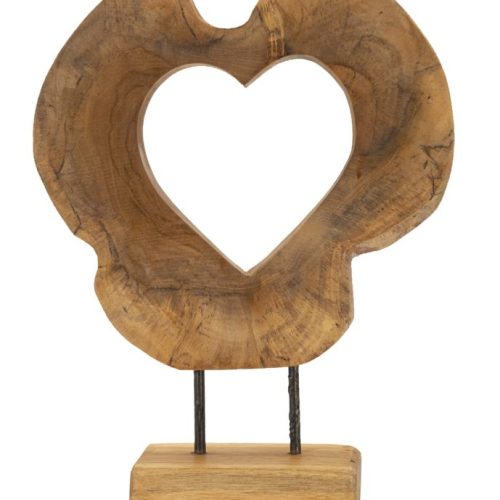 SCULTURA HASI IN TEAK RICICLATO CM 28X10X38 (PEZZI UNICI - NON RIP. IN SERIE)