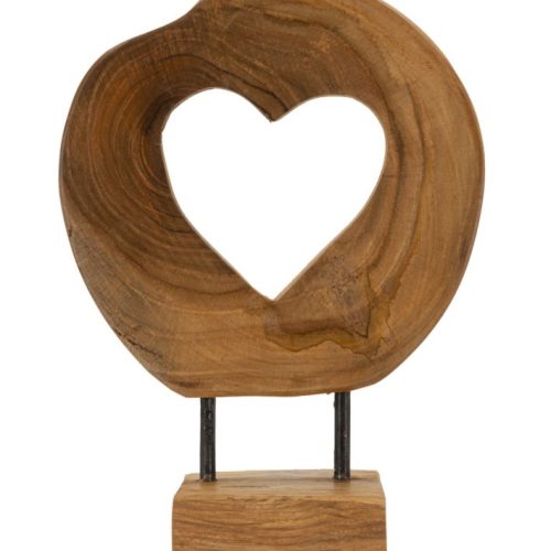 SCULTURA HASI IN TEAK RIC. CM 20X10X28 MIN 2 (PEZZI UNICI - NON RIP. IN SERIE)