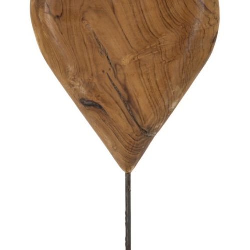 SCULTURA DOBU IN TEAK RICICLATO CM 25X12X45 (PEZZI UNICI - NON RIP. IN SERIE)