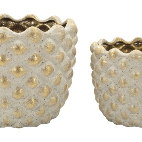 CACHEPOT PEPITAS COPPIA CM Ø 23X18-18,5X15,5 (APERTURA CM Ø 19-14)