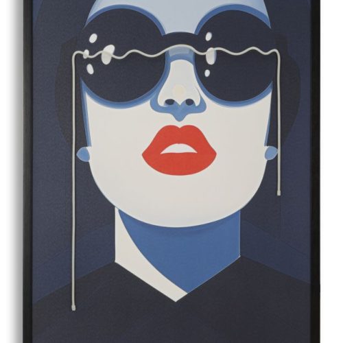 STAMPA C/LED SU TELA CECILLE CM 80X4X120