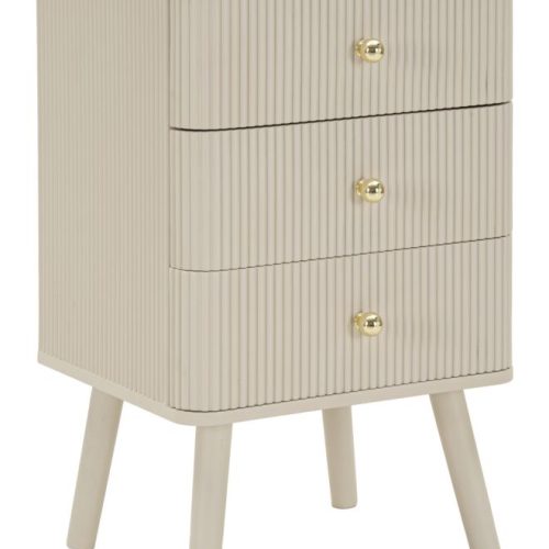 COMODINO 3 CASSETTI SHY CM 37,5X34X61